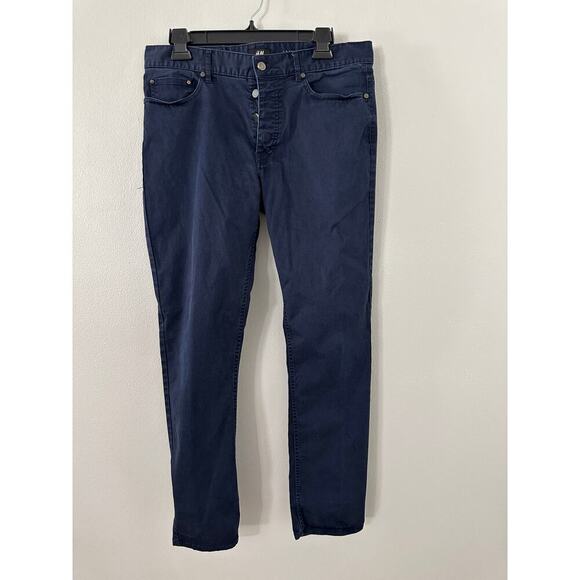 H&M Slim Fit Button Fly Chino sz 32 - Picture 1 of 3